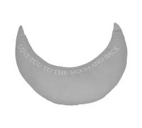 Bambino Linen Moon Shaped Cushion Love You To The Moon