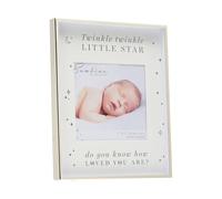 Bambino Metal Plated Twinkle Twinkle Photo Frame 5" x 5"