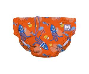 Bambino Mio 0-6 Months Baby & Toddler Reusable Swim Diaper (Wavy Stripes)