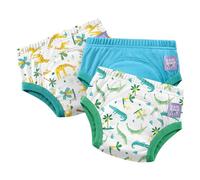 Bambino Mio 3 Pack Potty Training Pants for Boys and Girls - (Age 4-5 Years) Wild Life, Reusable Cotton Underwear for Toddlers
