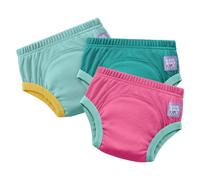 Bambino Mio 3 Pack Potty Training Pants for Boys and Girls - (Age 4-5 Years) Pink, Reusable Cotton Underwear for Toddlers