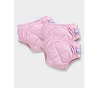 Bambino Mio 3 Pack Reusable Potty Training Pants with Cross-Stitch in Baby Pink | Size: 2-3 Years Bambino Mio Baby Pink 2-3 Years