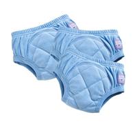 Bambino Mio (3 Pack) Training Pants for Toddlers Reusable Cloth Potty Pants Training Underwear, 3-4 Years, Blue, Baby and Toddler, Boys and Girls with Cross-Stitch