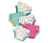Bambino Mio 5 Pack Potty Training Pants for Boys and Girls - (Age 4-5 Years) Garden Party, Reusable Cotton Underwear for Toddlers
