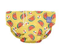Bambino Mio, Reusable Swim Nappy Pants for Babies and Toddlers, Boys and Girls, Mellow Melon, S (<6 Months)