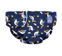 Bambino Mio, Reusable Swim Nappy Pants for Babies and Toddlers, Boys and Girls, Pelican Pier, S (<6 Months)