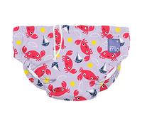 Bambino Mio Baby and Toddler Reusable Swim Nappy Pant, 1-2 Years, Crab Cove, Boys and Girls