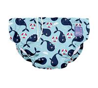 Bambino Mio Baby and Toddler Reusable Swim Nappy Pant, 1-2 Years, Whale Wharf, Boys and Girls