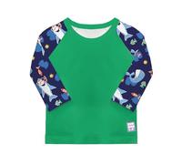 Bambino Mio, Long Sleeve Swim Rash Top, Baby and Toddler Sun Protection Vest, UPF40+ - Ocean Explorers, Medium (6-12 Months)