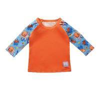 Bambino Mio, Long Sleeve Swim Rash Top, Baby and Toddler Sun Protection Vest, UPF40+ - Wave Patrol, Medium (6-12 Months)