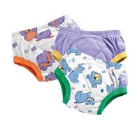 Bambino Mio British Brand (3 Pack) Training Pants for Toddlers Reusable Cloth Potty Pants Training Underwear, 3-4 Years, Bold Animals, Baby and Toddler, Boys and Girls with Cross-Stitch