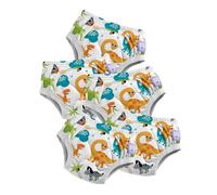 Bambino Mio BRITISH BRAND Toddler Reusable Potty Training Pants Cotton, 5 PACK, (3-4 Years), Dinosaurs, Boys and Girls, for Baby