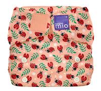 Bambino Mio, Miosolo Classic All-in-One Reusable Nappy, Eco Chemical Free Nappy (Loveable Ladybug, One Size)