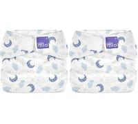 Bambino Mio, Miosolo Classic All-in-One Reusable Nappy, Eco Chemical Free Nappy (Magical Moon, One Size) (Pack of 2)