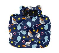 Bambino Mio, Out & About Wet Bag - Travel, Waterproof, Reusable Nappy Storage Bag, Nautical