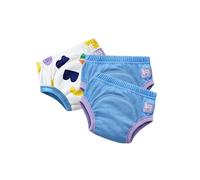 Bambino Mio Potty Training Pants, 3 Pack (2-3 Years - Blue Pop) Reusable for Baby and Toddler, Boys and Girls