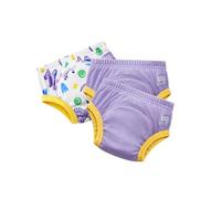 Bambino Mio Potty Training Pants, 3 Pack (2-3 Years - Purple Dinosaur) Reusable for Baby and Toddler, Boys and Girls