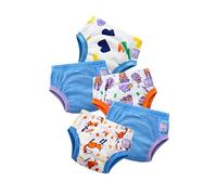 Bambino Mio Potty Training Pants, 5 Pack (3-4 Years - Blue Pop) Reusable for Baby and Toddler, Boys and Girls