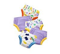 Bambino Mio Potty Training Pants, 5 Pack (3-4 Years - Purple Dinosaur) Reusable for Baby and Toddler, Boys and Girls