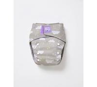 Bambino Mio Reusable Cloth Nappy Single - Fit From Newborn, Save Hundreds in Grey Bambino Mio Grey
