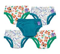 Bambino Mio, Reusable Potty Training Pants for Boys and Girls, 5 Pack, Mix 4, 2-3 Years