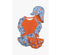 Bambino Mio Reusable Swim Complete 4 Piece Set in Orange | Size: 0-6 m Bambino Mio Orange 0-6 m