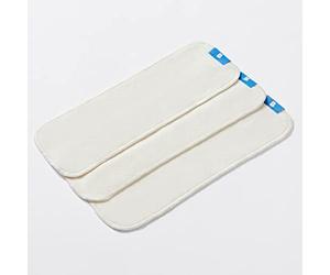 Bambino Mio, Revolutionary Reusable Nappy Booster - Mini Boost - Pack of 3 Soft Nappy Inserts for Extra Absorbency