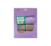 Bambino Mio, Revolutionary Reusable Nappy Liners - Washable Liners, Sustainable and Chemical-Free, Pack of 8 - Packaging May Vary