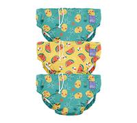 Bambino Mio, Revolutionary Reusable Swim Nappy Pants for Babies and Toddlers, Boys and Girls, 3 Pack, Tropical, Medium (6-12 Months)