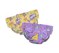 Bambino Mio, Revolutionary Reusable Swim Nappy Pants for Babies and Toddlers, Boys and Girls, Flip, Pack of 2, 6-12 Months