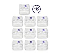 Bambino Mio The Miosolo All-in-One 10 Nappy Bundle in White Bambino Mio White