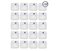 Bambino Mio The Miosolo All-in-One 20 Nappy Bundle in White Bambino Mio White