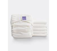 Bambino Mio The Miosolo All-in-One 6 Nappy Bundle in White Bambino Mio White