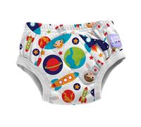 Bambino Mio Training Pants for Toddlers Reusable Cloth Potty Pants Training Underwear, 2-3 Years, Outer Space, Baby and Toddler, Boys and Girls with Cross-Stitch