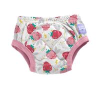 Bambino Mio Training Pants for Toddlers Reusable Cloth Potty Pants Training Underwear, 3-4 Years, Super Strawberry, Baby and Toddler, Boys and Girls with Cross-Stitch