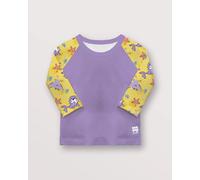 Bambino Mio, Long Sleeve Swim Rash Top, Baby and Toddler Sun Protection Vest, UPF40+ - Sand Squad, Small (0-6 Months)