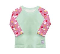 Bambino Mio, UPF 40+ Sun Protection Long Sleeve Swim Guard Rash Top for Baby and Toddler - Happy Days (Age 1-2 Years), Boys and Girls