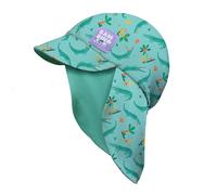 Bambino Mio, UPF 40+ Sun Protection Reversible Swim Hat (Age 0-12 Months) for Baby and Toddler - Crafty Croc, for Boys and Girls