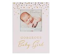 Bambino Paperwrap Design Pink Photo Frame 4" x 4" Baby Girl
