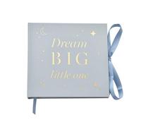 Bambino Photo Album Holds 50 4X6" Prints - Dream Big Little One (Blue)