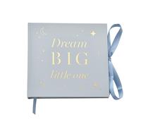 Bambino Photo Album Holds 50 4X6" Prints - Dream Big Little One (Blue)