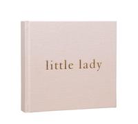Home Inspirations Bambino Blush Pink Linen Photo Album - Little Lady