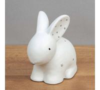 Bambino Rabbit Resin Money Box - White
