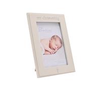 Bambino Resin Photo Frame - “My Christening” 4" x 6" Baby Picture Frame | Freestanding Keepsake Gift for Christening, Baptism, Newborn, Baby Boy or Girl | Classic Nursery Decor for Shelf or Mantel