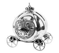 Bambino Silver Plated Fairytale Carriage Money Box Silver