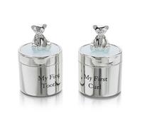 Bambino Silver Plated First Tooth And Curl Set - P7535