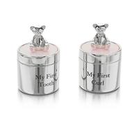 Bambino Silver Plated First Tooth And Curl Set - P7536