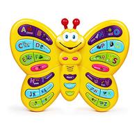 Preschool ABC Learning Toy, Interactive Educational Butterfly Toy for Toddlers, Animal Sounds & Music, Early Development See and Say Baby Toys for 3 Year Old Boys & Girls