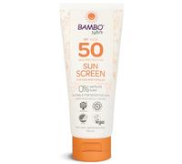 Bambo Nature Baby Sun Cream, 100ml, Factor 50, Water Resistant SPF 50, Holiday Essentials for Kids, Colourant and Fragrance Free Baby Sun Cream