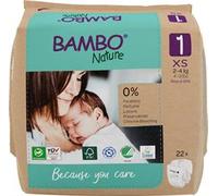 Bambo Natura Diapers XS Size 1 from 2 to 4 kg x22